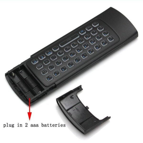 MX3-L WIT VERLAND VERSIE 2.4GHZ VLACHT AIR MOUSE Draadloos toetsenbord afstandsbediening - Afbeelding 3