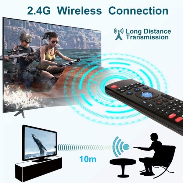 MX3-L Standaardversie 2.4GHz vliegluchtmuis draadloos toetsenbord afstandsbediening - Afbeelding 6