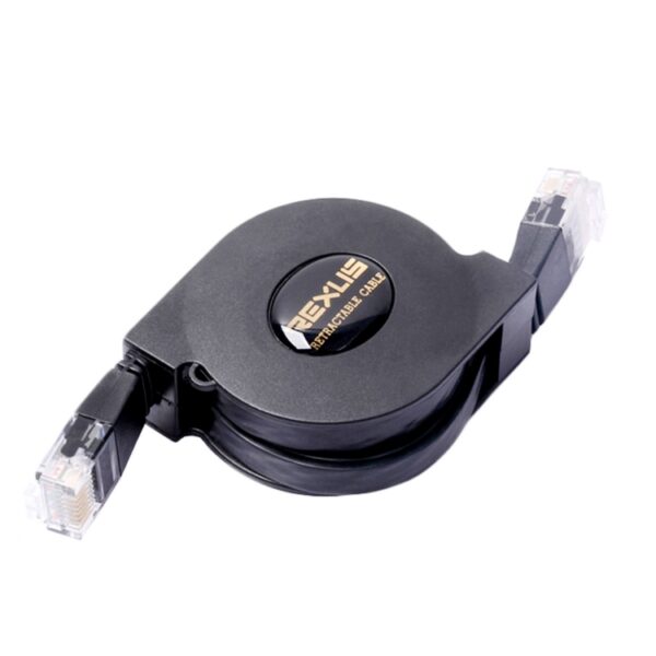 REXLIS 2 m CAT6 intrekbare platte RJ45 Ethernet-netwerk LAN-kabel, Length: 2m - Afbeelding 4