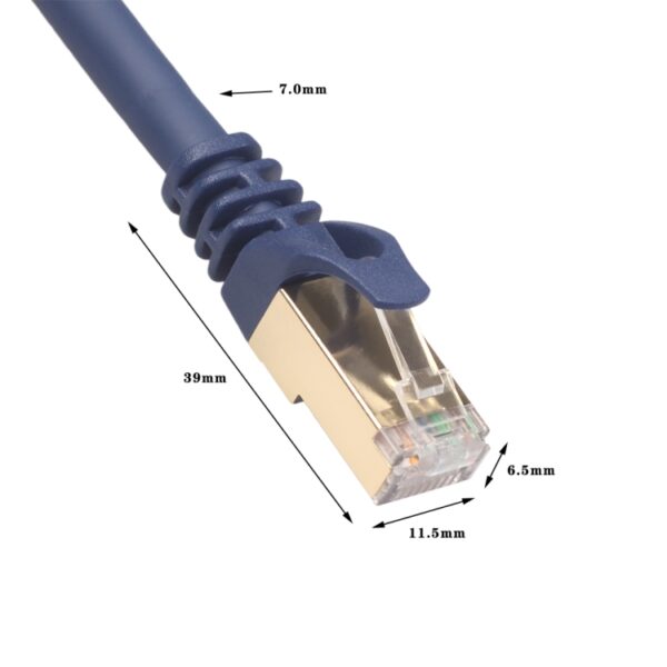 5 m CAT8 Computer Switch Router Ethernet Netwerk LAN-kabel, patchkabel RJ45 - Afbeelding 4