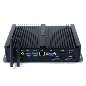 HYSTOU FMP04 i5 7200U Mini-pc, Intel Core i5 7200U Processor Dual Core tot 3,1 GHz, RAM: 4 GB, ROM: 128 GB, Ondersteuning voor Windows 7/8/10 / Linux OS