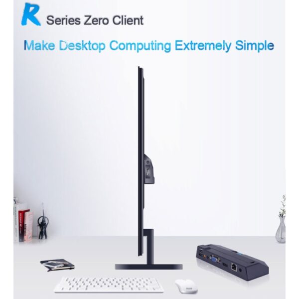 Zero Client R1 Mini-pc, CORTEX QUAD A9 Quad Core tot 1,6 GHz, RAM: 1 GB, ROM: 8 GB, Ondersteuning voor HDMI, VGA, RJ45, SPK - Afbeelding 4
