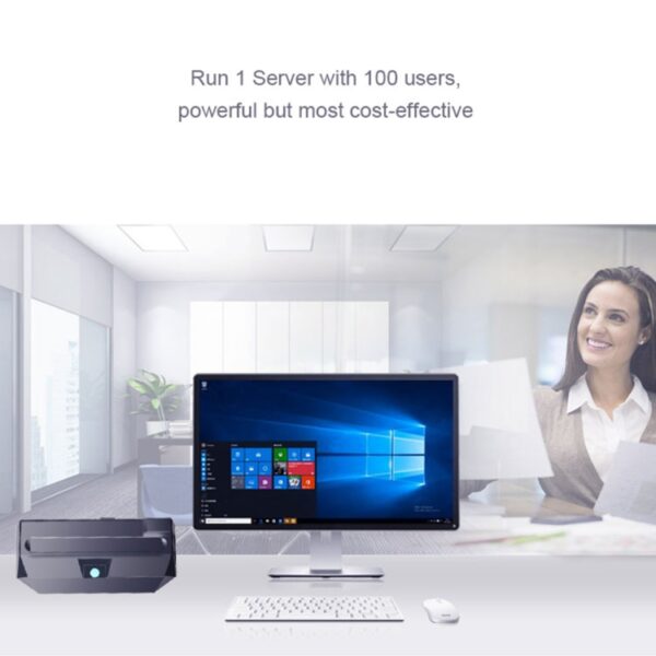 Zero Client R1 Mini-pc, CORTEX QUAD A9 Quad Core tot 1,6 GHz, RAM: 1 GB, ROM: 8 GB, Ondersteuning voor HDMI, VGA, RJ45, SPK - Afbeelding 7