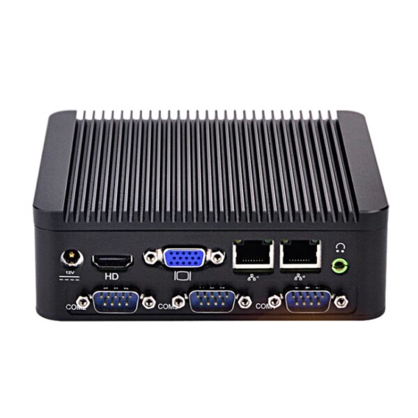 Mini industriële besturings-pc zonder ventilator met 4 USB-poorten en RS-232 COM-poort, 8 GB RAM, Intel Celeron N2920 2,0 GHz Quard Core, ondersteuning voor Bluetooth 4.0 en 2.4G / 5.0G dual-band WiFi - Afbeelding 3