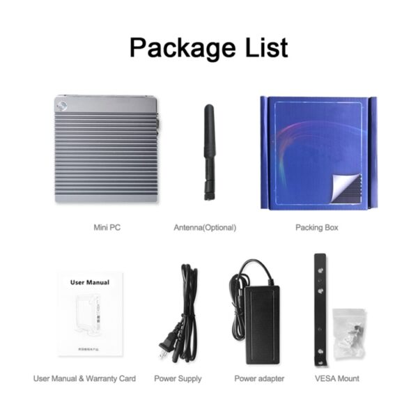 K660S Windows en Linux System Mini PC zonder Memory & SSD & WIFI, Intel Celeron Processor N2840 Quad-Core 1.83- 2.25GHz - Afbeelding 8