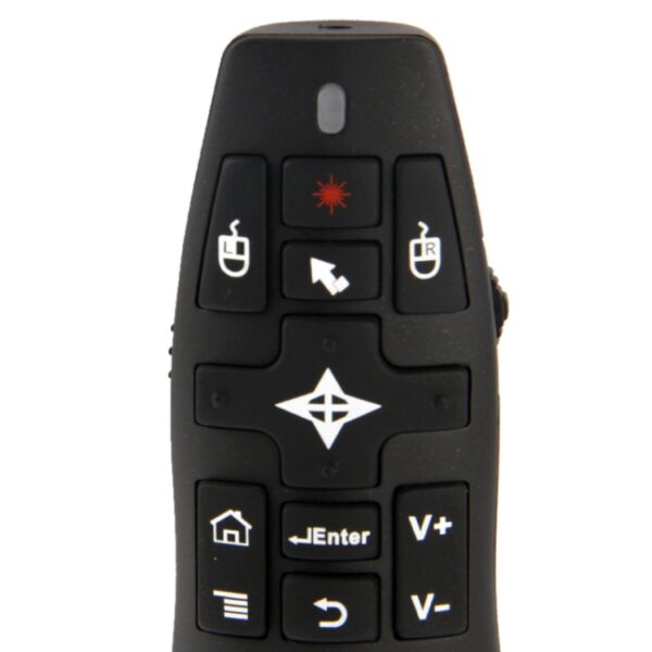 2.4G Wireless Presenter Laser Pointer Fly Mouse Rii Professional Air Mouse R900 voor HTPC / Android TV BOX / PS3 / XBOX360 / Tablet PC (K14 R900) (Zwart) - Afbeelding 6