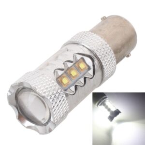 1156 / BA15S 80W 800LM 6500K wit licht 16-3535-leds auto achteruitrijlicht, constante stroom, DC12-24V
