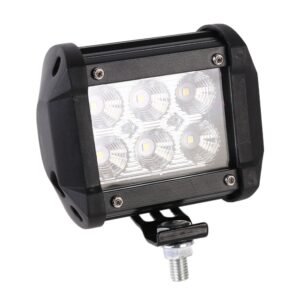 18W 6 LED-schijnwerper met wit licht Technische lamp / Waterdichte IP67 SUV's Licht, DC 10-30V, 6 LED Floodlight