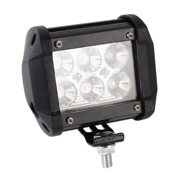 18W 6 LED-schijnwerper met wit licht Technische lamp / Waterdichte IP67 SUV's Licht, DC 10-30V, 6 LED Floodlight