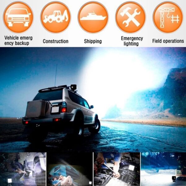 18W 6 LED-schijnwerper met wit licht Technische lamp / Waterdichte IP67 SUV's Licht, DC 10-30V, 6 LED Floodlight - Afbeelding 11