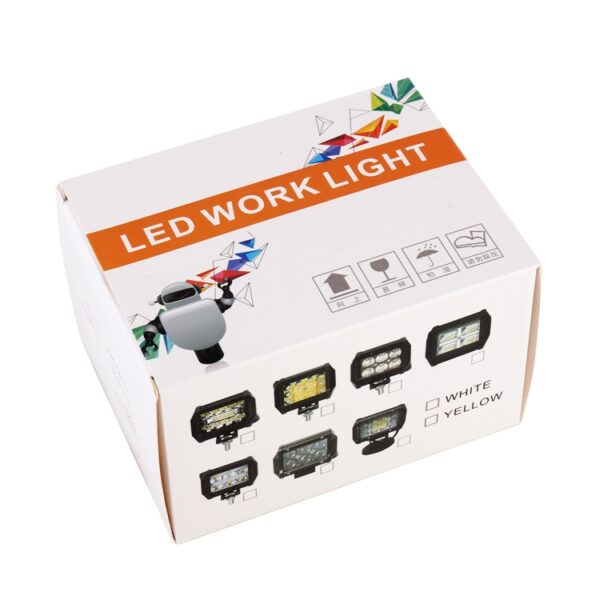 18W 6 LED-schijnwerper met wit licht Technische lamp / Waterdichte IP67 SUV's Licht, DC 10-30V, 6 LED Floodlight - Afbeelding 8