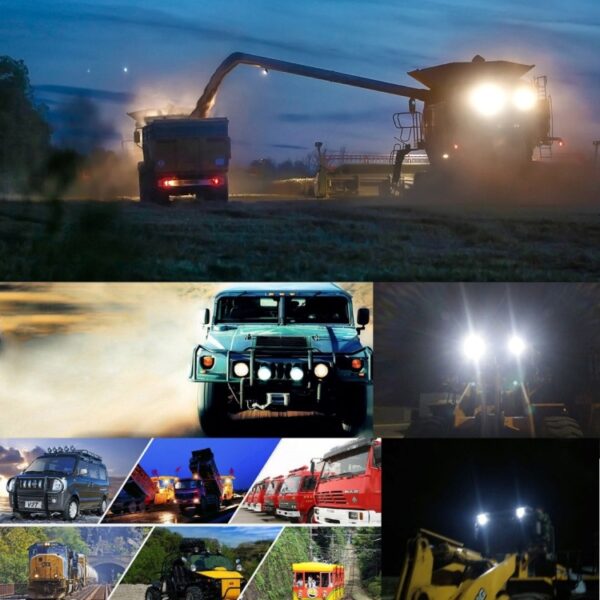 18W 6 LED-schijnwerper met wit licht Technische lamp / Waterdichte IP67 SUV's Licht, DC 10-30V, 6 LED Floodlight - Afbeelding 10