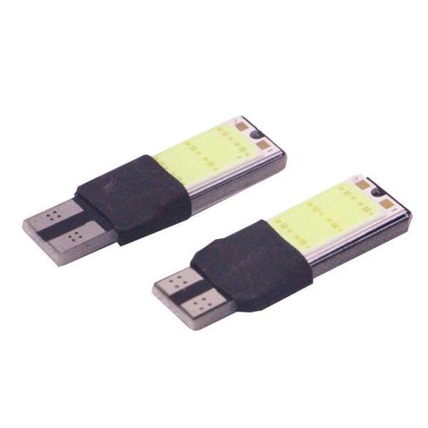 2 STKS T10 3W 160-180LM 2 LED Ijsblauw COB LED Decoderen Auto Klaring Lichten Lamp, DC12V, 2 LED COB LEDs, COB LEDs - Afbeelding 3