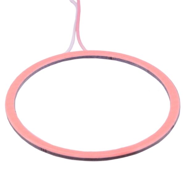 80mm 5W 180LM Angel Eyes Cirkels Autokoplamp COB LED-verlichting voor voertuigen, DC 12-24V, 80mm Pink Light, 80mm Green Light, 80mm Red Light - Afbeelding 3