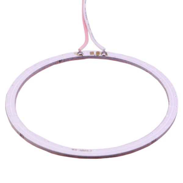 80mm 5W 180LM Angel Eyes Cirkels Autokoplamp COB LED-verlichting voor voertuigen, DC 12-24V, 80mm Pink Light, 80mm Green Light, 80mm Red Light - Afbeelding 5