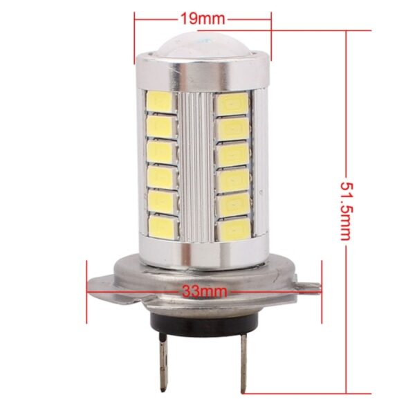 2 STUKS H7 16,5 W 990LM 6500 K Wit Licht 5630 SMD 33 LED Auto Rem / Stuurlamp, DC12V - Afbeelding 4