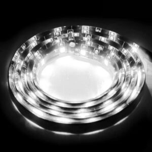 5 stuks 1,7 W 60 LED 3528 SMD waterdicht flexibel autostriplicht, DC 12 V, lengte: 1 m, White Light, Blue Light