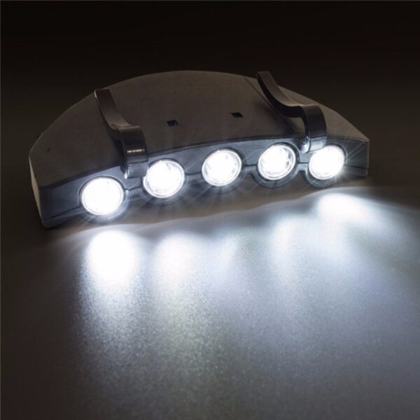 5 LED wit licht, voor buitenvissen, kamperen, jagen - Afbeelding 7