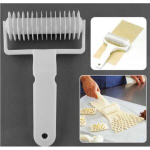 3 STKS Grote Lederen Cutter Plastic Gaas Mes Roller Mes, Kookplaat Cookie / Pizza Pie Korst Speciale Cakevorm