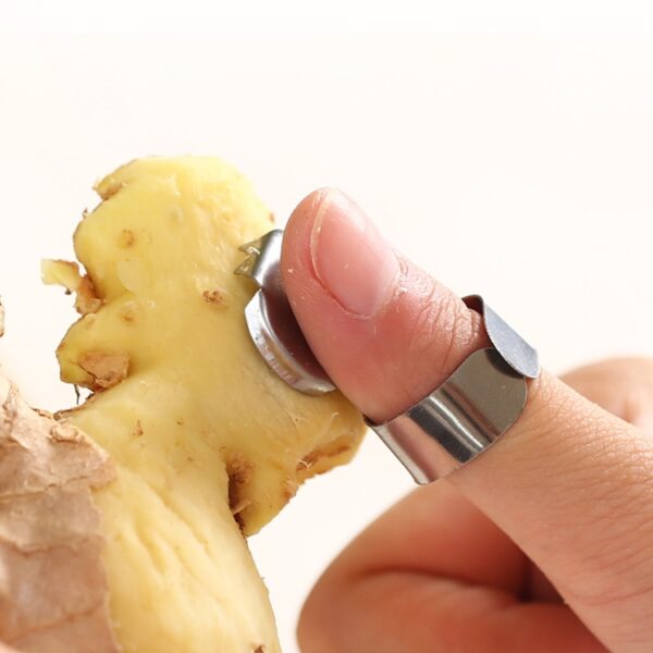5 stks Creatieve Keuken Multifunctionele Gezondheidsvliegtuig Knoflook Apparatuur Roestvrijstalen Tool (Gray) - Afbeelding 5