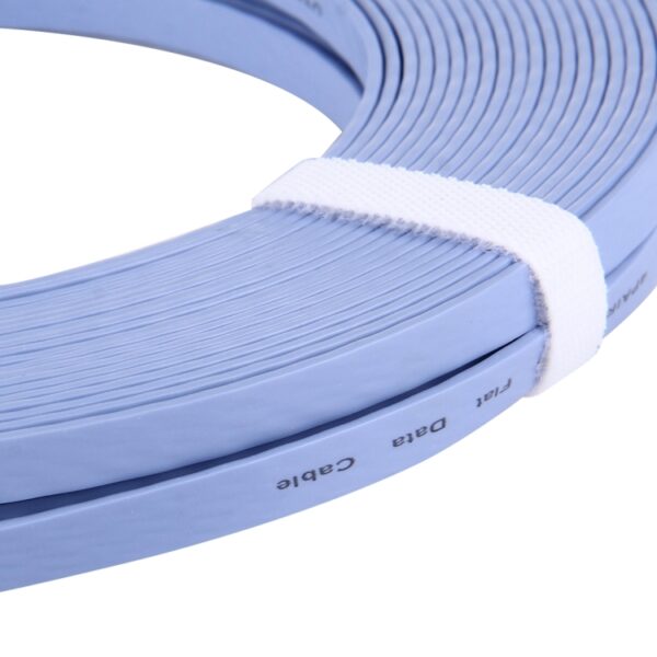 CAT6 ultradunne platte Ethernet netwerk LAN-kabel, lengte: 20 m (blauw) - Afbeelding 4
