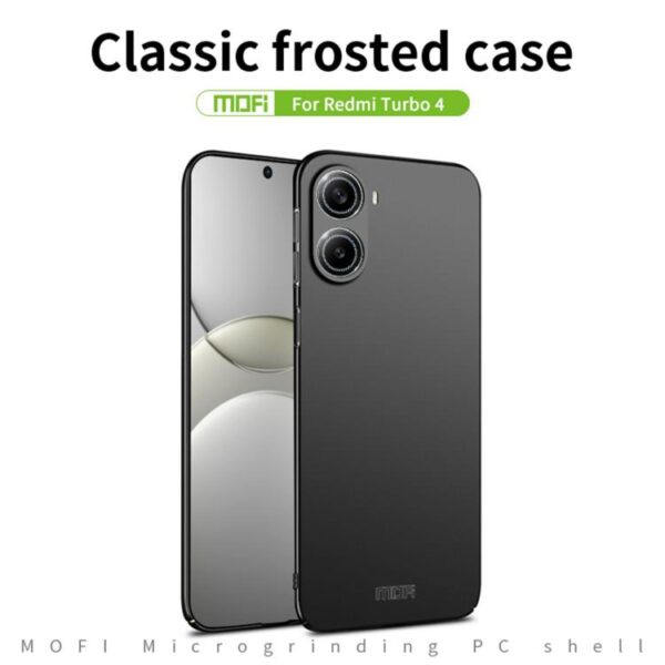 MOFI Frosted pc ultradunne harde telefoonhoes, For Xiaomi Redmi Turbo 4 / Poco X7 Pro, For Xiaomi Redmi Note 14 Pro+, For Xiaomi Redmi Note 14 Pro 5G, For Xiaomi Redmi Note 14 Pro 4G, For Xiaomi Redmi Note 14 4G 163.25mm, For Xiaomi Redmi Note 14 5G... - Afbeelding 4