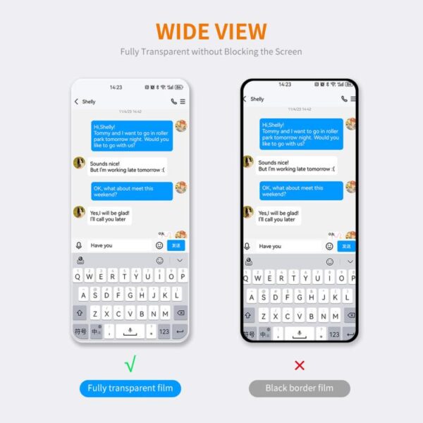 2 stuks ENKAY 9H Big Arc Edge Hoge aluminium-silicium gehard glasfilm, For Redmi 13X, For Redmi Note 14S 4G, For Redmi Turbo 4, For Xiaomi Poco X7 Pro, For Redmi Note 14 4G 163.25mm, For Redmi A4 5G, For Redmi Note 14 5G, For Xiaomi 14T... - Afbeelding 2