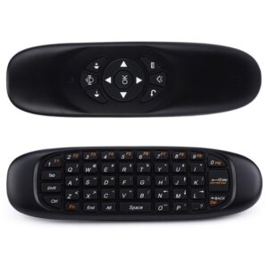 C120 2.4G mini-toetsenbord, draadloze afstandsbediening, muis met 3-gyro- en 3-zwaartekrachtsensor voor pc / HTPC / IPTV / Smart TV en Android TV Box enz.