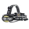 30000 LM 4 × CREE XML-T6 + 2 × COB + 2 × Rode LED-koplamp Zaklamp Zaklamp Lantaarn