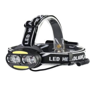 30000 LM 4 × CREE XML-T6 + 2 × COB + 2 × Rode LED-koplamp Zaklamp Zaklamp Lantaarn