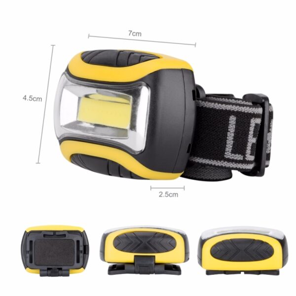 Outdoor Hoofdlamp COB LED Koplamp Zaklamp 3 Modus Koplamp Koplamp Linterna Frontale Zaklamp Voor Fiets Vissen Licht - Afbeelding 5