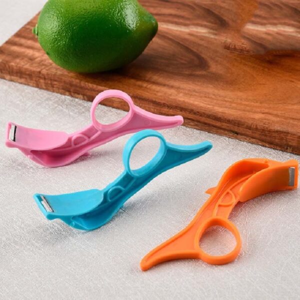 10 stuks keukenfruitschiller roestvrijstalen schilmes, Random Color Delivery - Afbeelding 2
