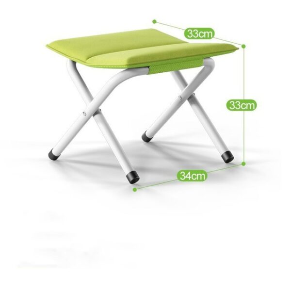 Draagbare opvouwbare kruk voor kamperen, klimmen, vissen, Folding Stool(Navy Blue), Folding Stool(Green), Folding Stool(Rose Red) - Afbeelding 4