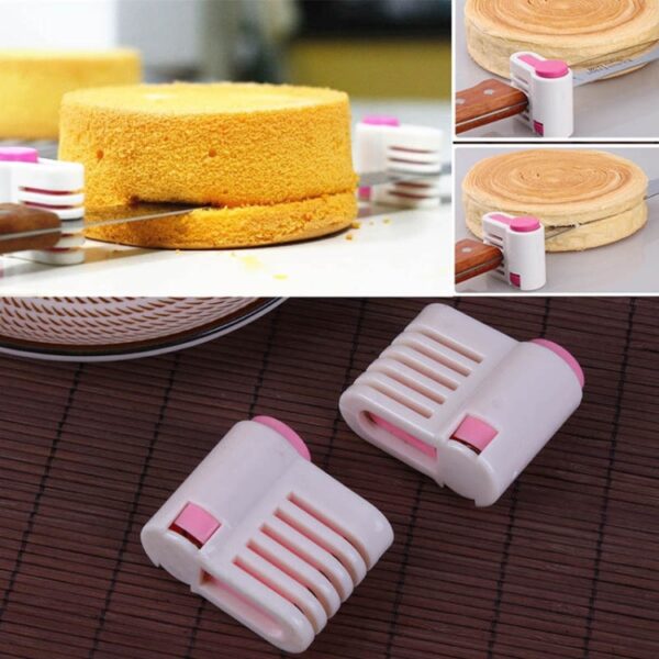 4 STUKS DIY-taartsnijders 5 lagen taarttaartsnijder, 4 PCS DIY Cake Slicers (Pink), 4 PCS DIY Cake Slicers (Green) - Afbeelding 3