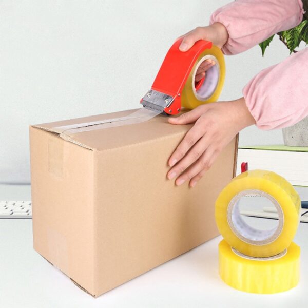 Kartonnen balenpers Apparaat Snijder Sluitmachine Tape Dispenser Sealer Houder, 2-inch iron cutter (48mm) - Afbeelding 7