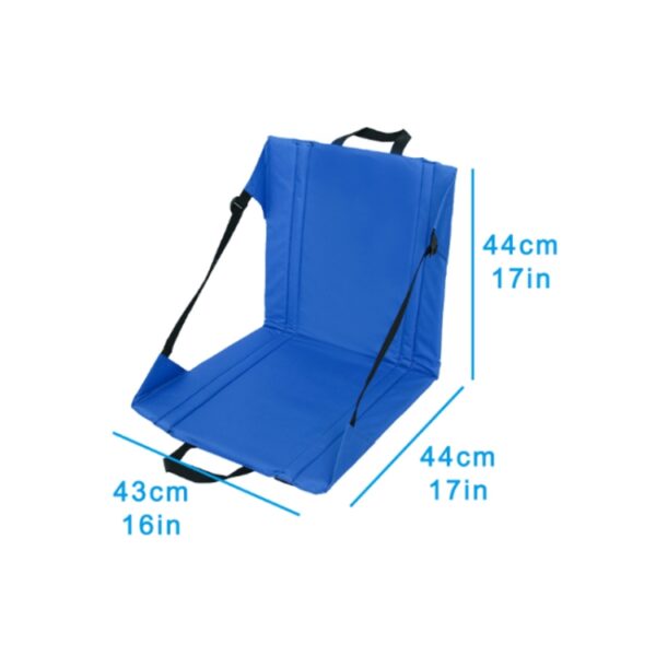 Outdoor Camping Picknickstandaard Zitkussen Opvouwbaar Vochtbestendig Vuil Slijtvast kussen, 44 x 43 x 44 Red, 44 x 43 x 44 Blue, 44 x 43 x 44 Black - Afbeelding 4