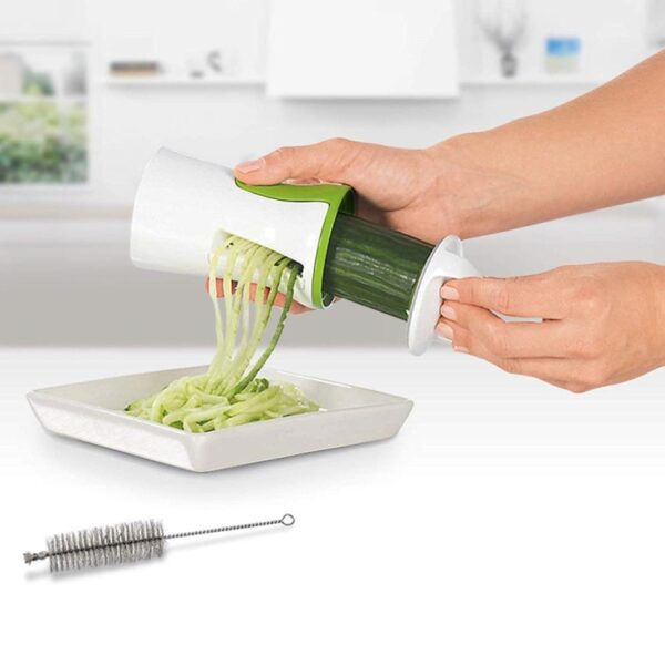 Keuken Multifunctionele spiraalvormige trechter Roterende snijraspwisser - Afbeelding 8