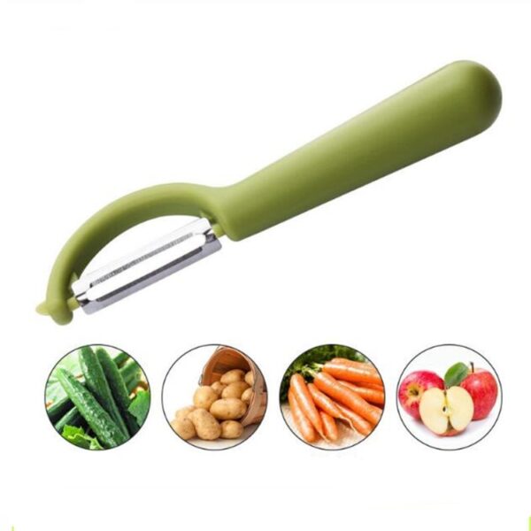 4 stuks roestvrijstalen dunschiller met ronde handgreep, suikerrietschraper, fruitvliegtuig, 4 PCS Apple Peeler Knife (Dark Gery), 4 PCS Apple Peeler Knife (Green), 4 PCS Apple Peeler Knife (White), 4 PCS Apple Peeler Knife (Light Gery)... - Afbeelding 8