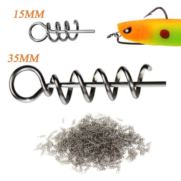 Luya Accessoires Veerpin Voor Lock Pin Zacht Aas, 3.5CM 50 PCS - Afbeelding 3