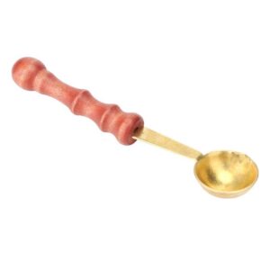 Retro Seal Fire Paint Seal Lepel Houten smeltwas Speciale maatlepel