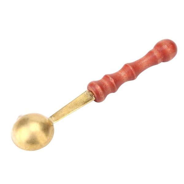 Retro Seal Fire Paint Seal Lepel Houten smeltwas Speciale maatlepel - Afbeelding 3