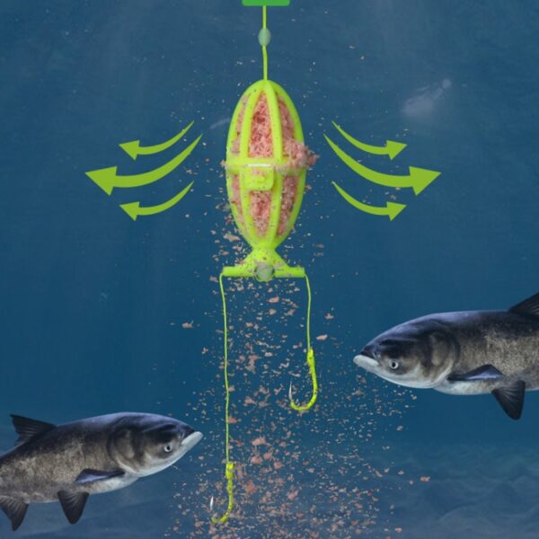 2 sets dubbele haken ISEAMA Explosieve haak Bighead Carp Feeder voor handhengel en werphengel, 6, 7, 8, 9, 10, 11, 12, 13, 14 - Afbeelding 2