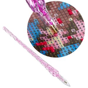 10 STUKS Diamantschilderpen DIY Kruissteek Borduurambachten Naaien Diamantschildergereedschap, Diamond Painting Pen (Pink), Diamond Painting Pen (Blue), Diamond Painting Pen (Purple)