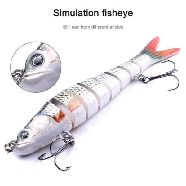 Luya Knotty Fish Plastic Bionische Harde Aas Zeevisserij Nep Aas, JM034-1, JM034-2, JM034-3, JM034-4, JM034-5, 3 PCS, 5 PCS, JM034-6, JM034-7, JM034-8, JM034-9, JM034-10 - Afbeelding 4