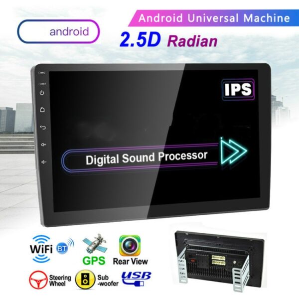 Universele machine Android Smart navigatie autonavigatie DVD achteruitrijvideo geïntegreerde machine, 9inch 1+16G Standard, 9inch 2+16G Standard, 9inch 2+32G Standard, 10inch 1+16G Standard, 10inch 2+16G Standard, 10inch 2+32G Standard... - Afbeelding 8