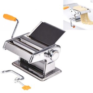 Huishoudelijke roestvrijstalen pasta Making Machine Manual Noodle Maker Spaghetti Handnijder