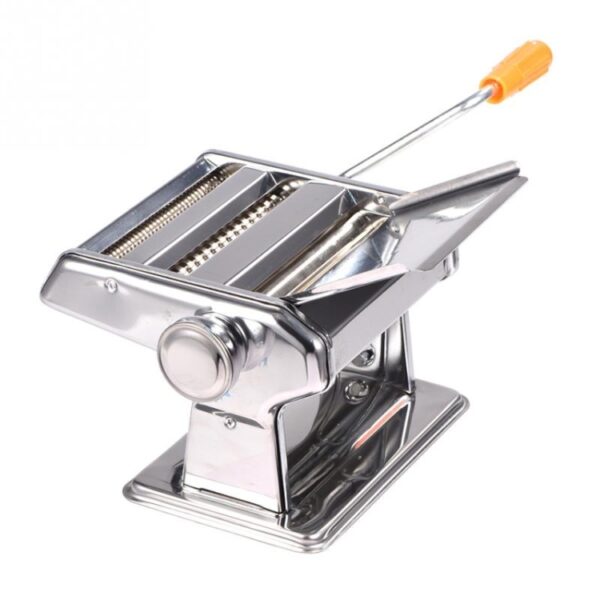 Huishoudelijke roestvrijstalen pasta Making Machine Manual Noodle Maker Spaghetti Handnijder - Afbeelding 3
