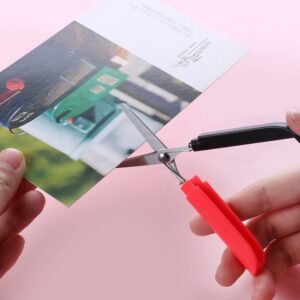 Draagbare schaar Papiersnijden Opvouwbare veiligheid Mini-briefpapierschaar