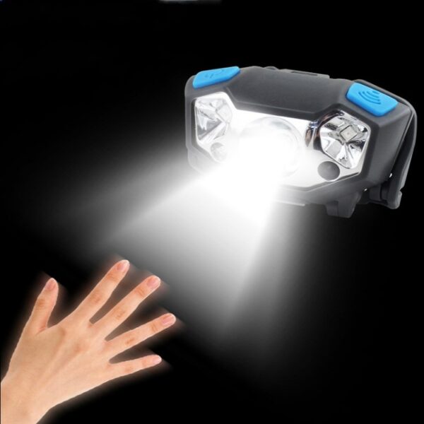 USB oplaadbare waterdichte sensorkoplamp buitenvislicht - Afbeelding 6