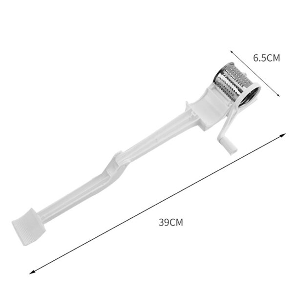Kaas met de hand gebogen roterende rasp Plastic multifunctionele rasp - Afbeelding 3